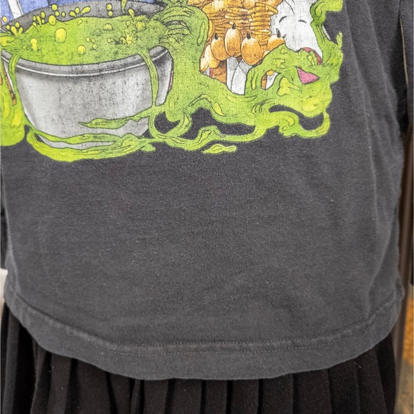 Disney Villains Black Long Sleeve Graphic Tee – Multi Character Print Y2K SM - Picture 7 of 8